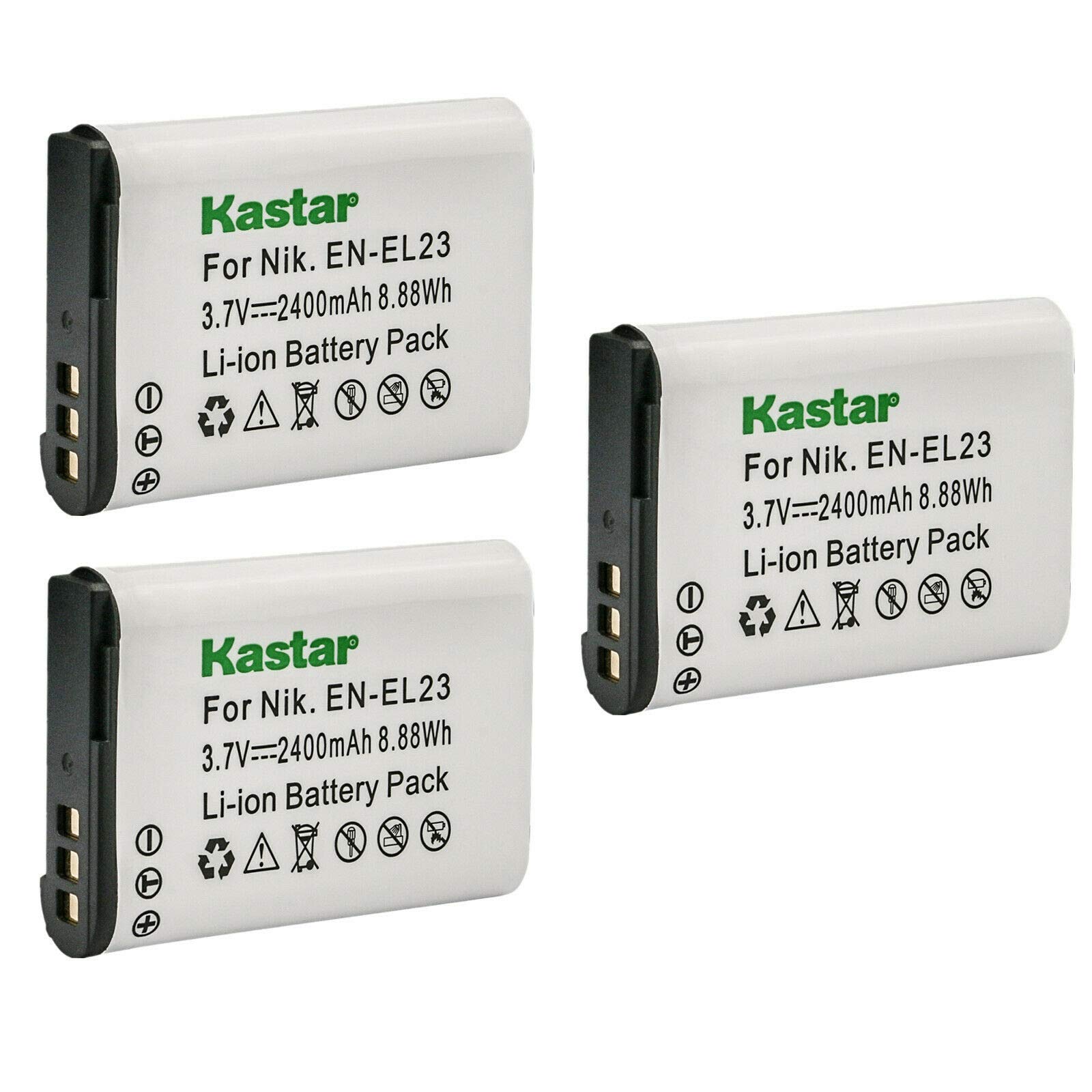 Nikon COOLPIX L26 単3電池 Nikon EN EL23 Li-Ion Rechargeable Battery - 1850 mAh for Coolpix